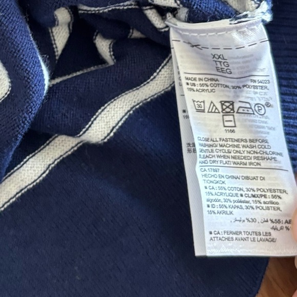 OLD NAVY stripes cardigan sweater stripes. Size XXL. NEW WITH TAGS - Picture 9 of 13